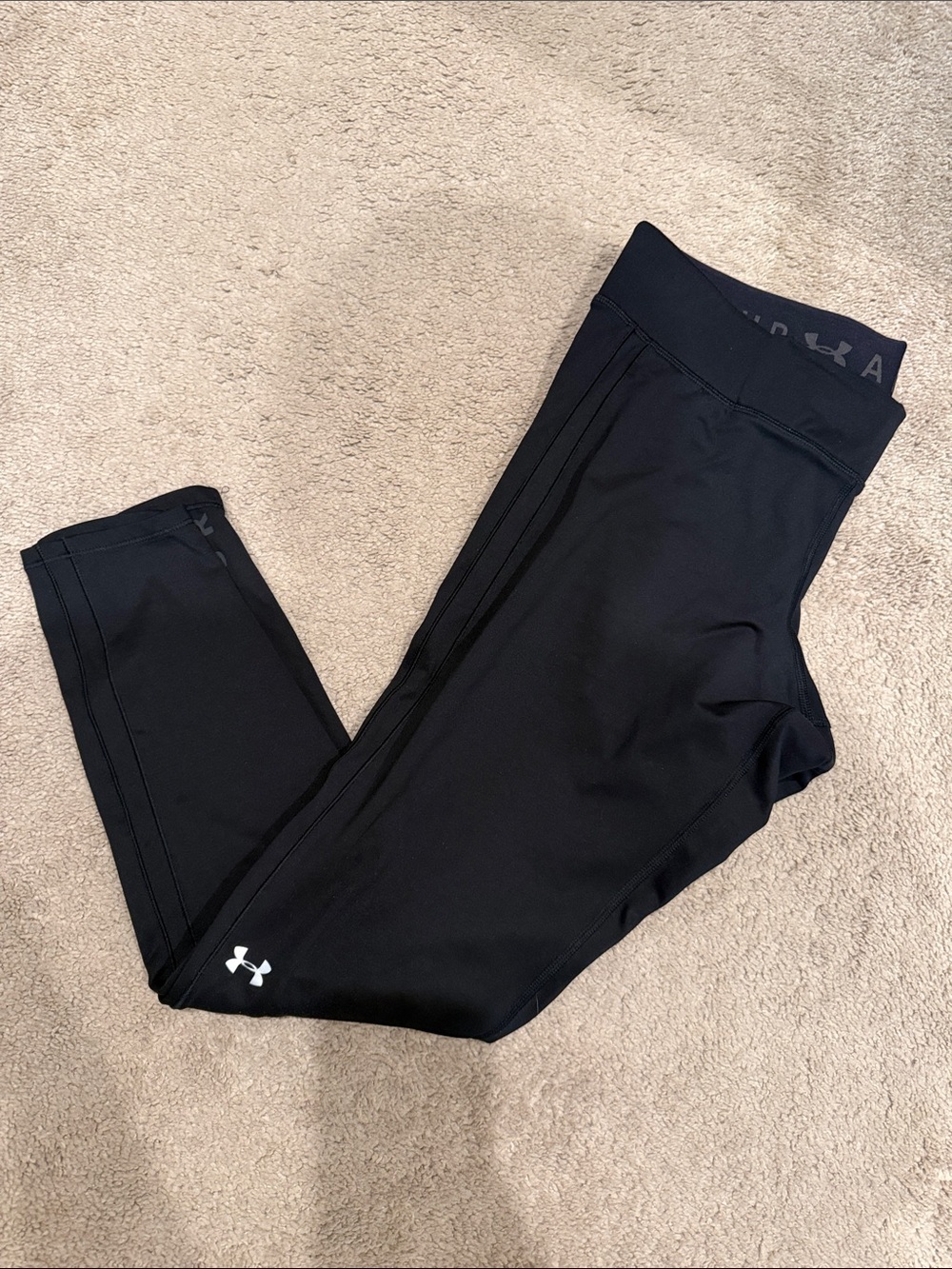 Under Armour Black Girls' Performance Leggings